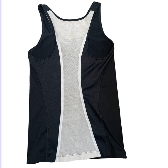 NIKE FORCE PRO COMBAT DRI-FIT FITTED BLACK WHITE TANK, SIZE XS - Picture 2 of 3
